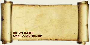 Janko Sando vizit kartica